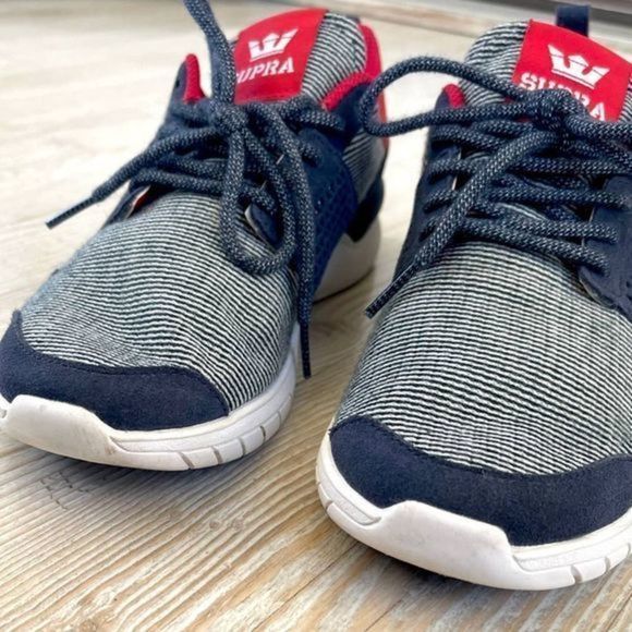 𝅺Supra Scissor Sneaker | Blue/Red Size‎ 6 - Picture 5 of 9